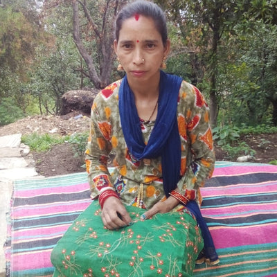 Kantha Work Women Artisan