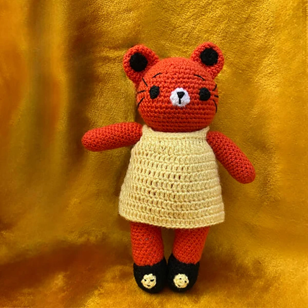 Handmade Crochet Cat Toy