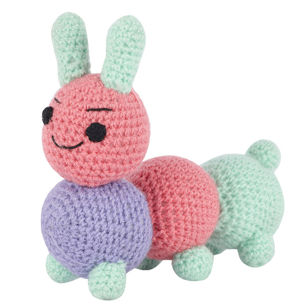 Handmade Crochet Caterpillar Soft Toy