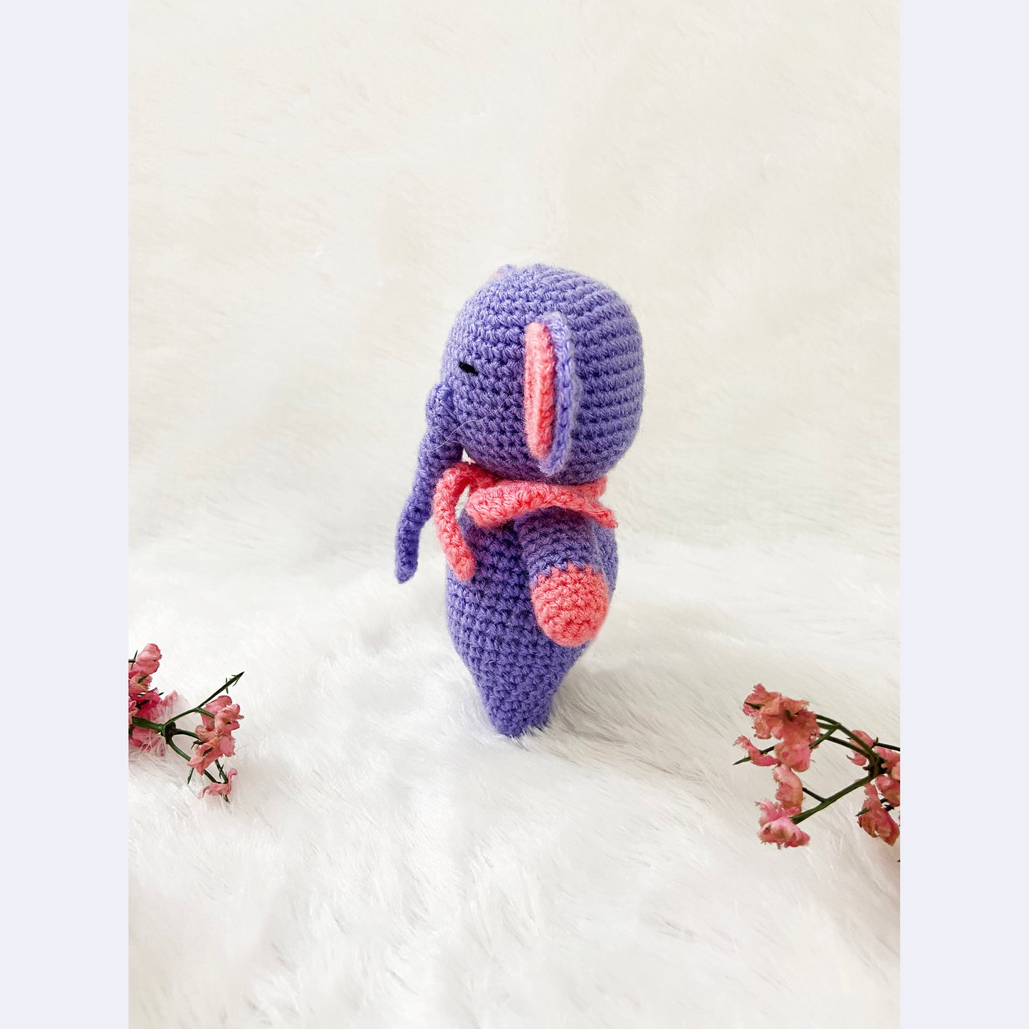 Handmade Crochet Elephant Toy