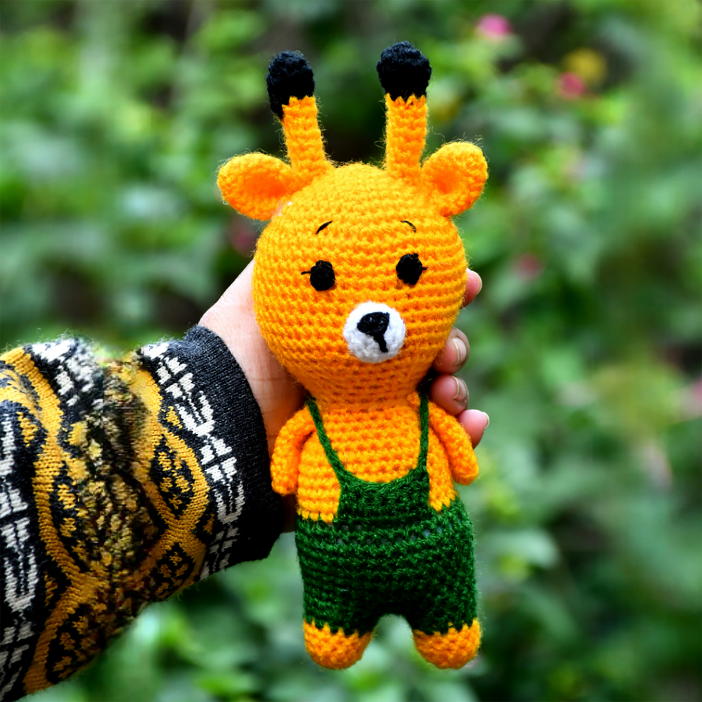 Handmade Crochet Soft Giraffe Toy