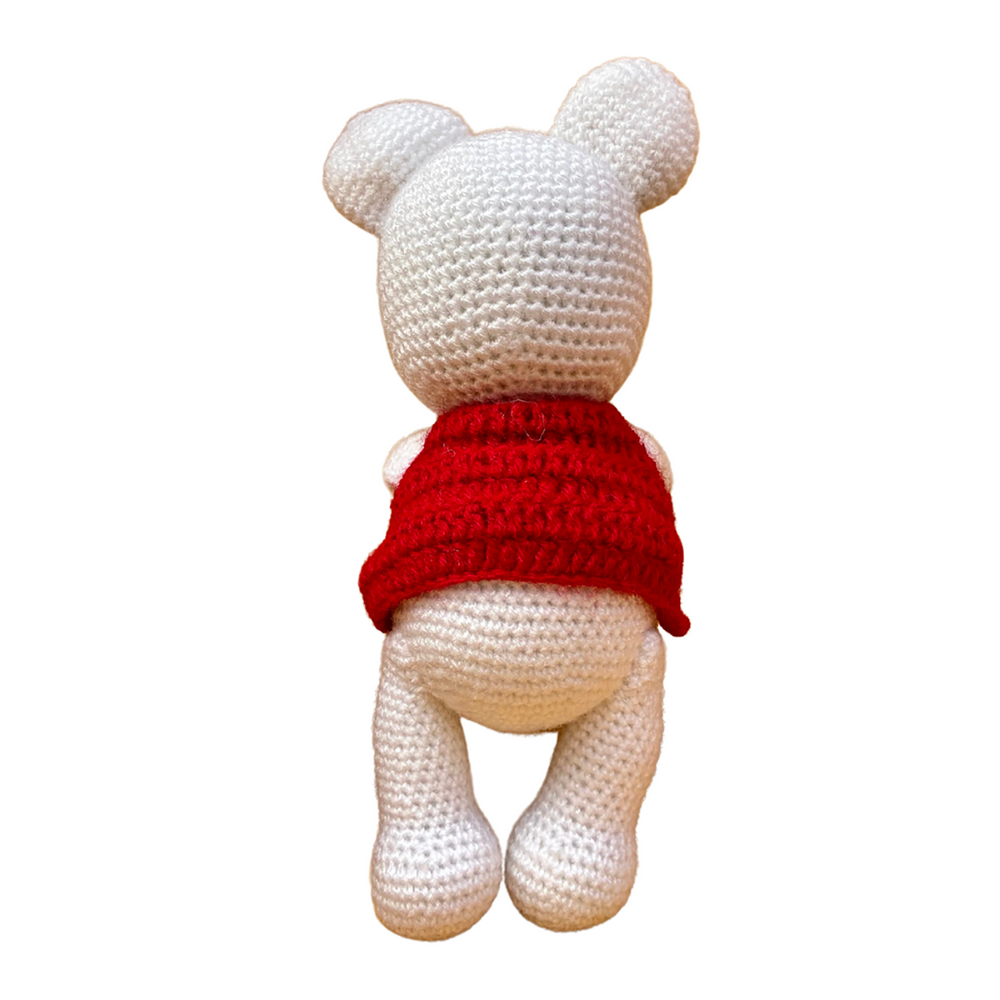 Handmade Crochet Love Teddy Toy