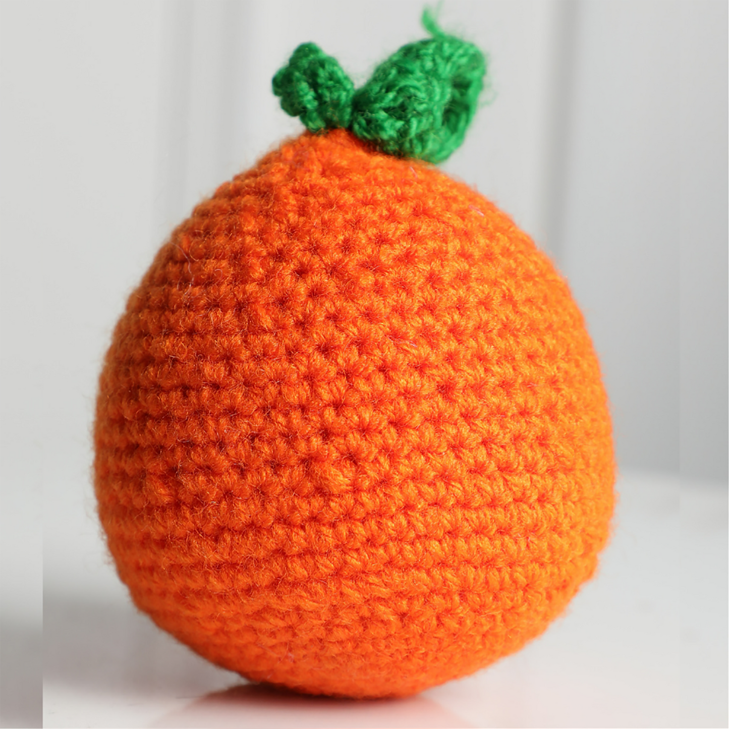 Handmade Crochet Orange Toy