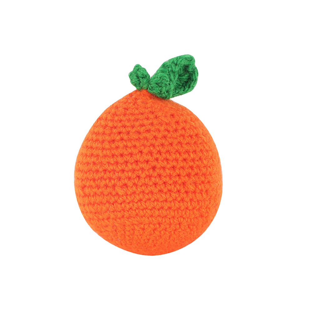 Handmade Crochet Orange Toy