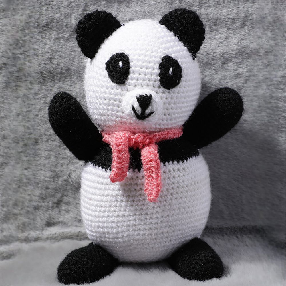 Handmade Crochet Panda Soft Toy