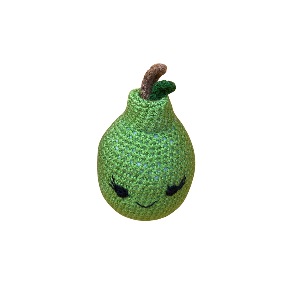 Handmade Crochet Pear Toy