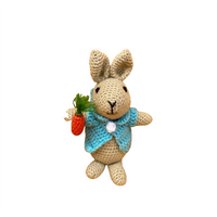 Handmade Crochet Peter Bunny Toy