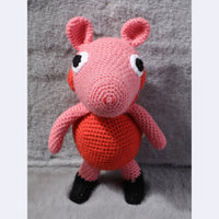 Handmade Crochet Peppa Pig Soft Toy