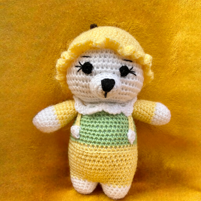 Handmade Crochet Polar Bear Toy