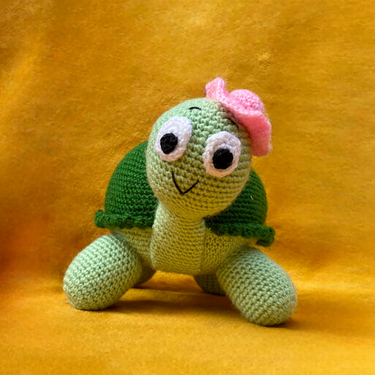 Handmade Crochet Tortoise Toy