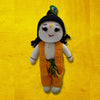 Handmade The Set Of 2 Toys Crochet Krishna Toy & Crochet Rainbow Doll Toy
