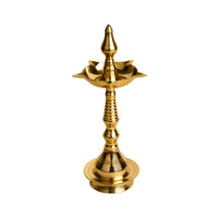 Handcrafted Panchmukhi Brass Standing  Kalash Diya ( 10 Inches , 330 gm)