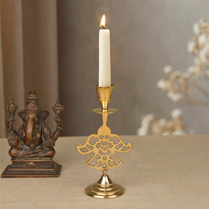 Handcrafted Brass Candle Holder
