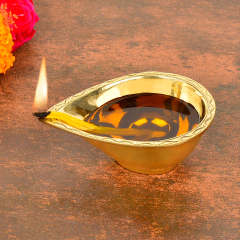 brass diya 