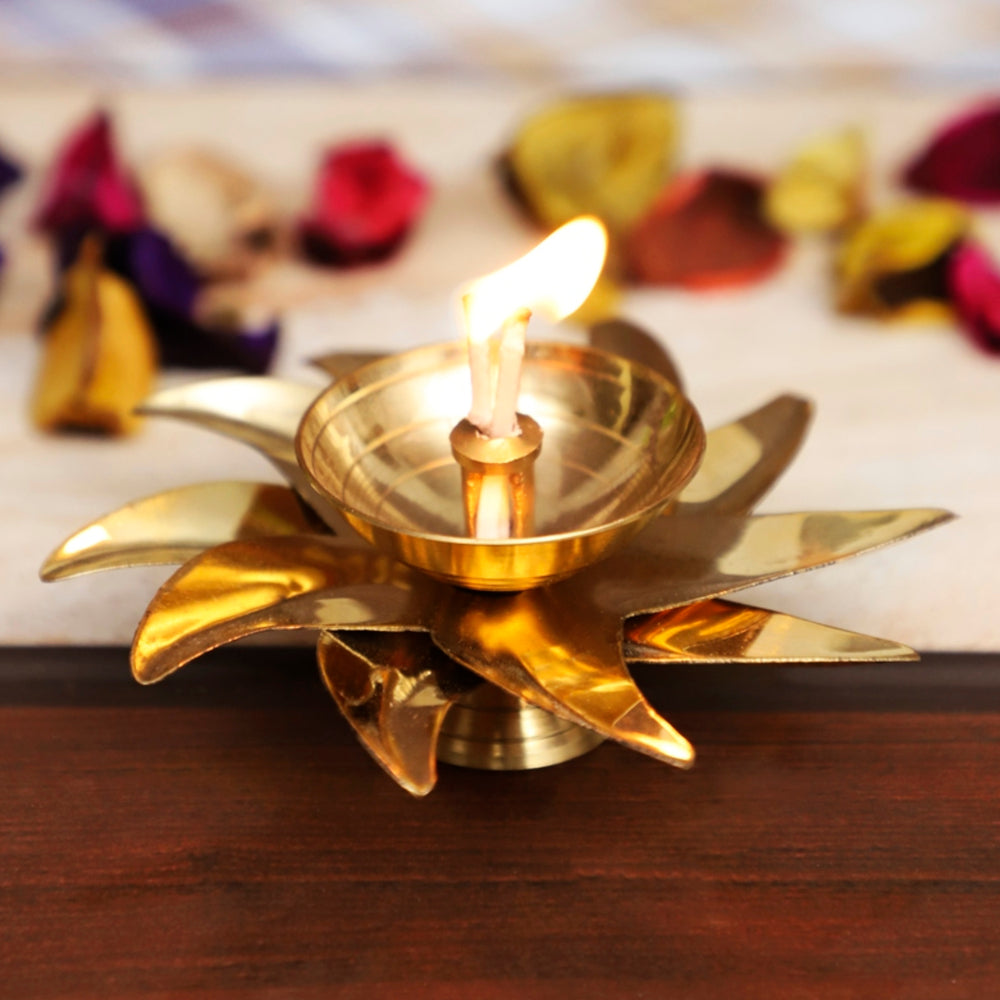 brass diya 