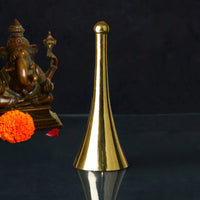 Brass Pooja Bell with Handle (D - 4 cm)