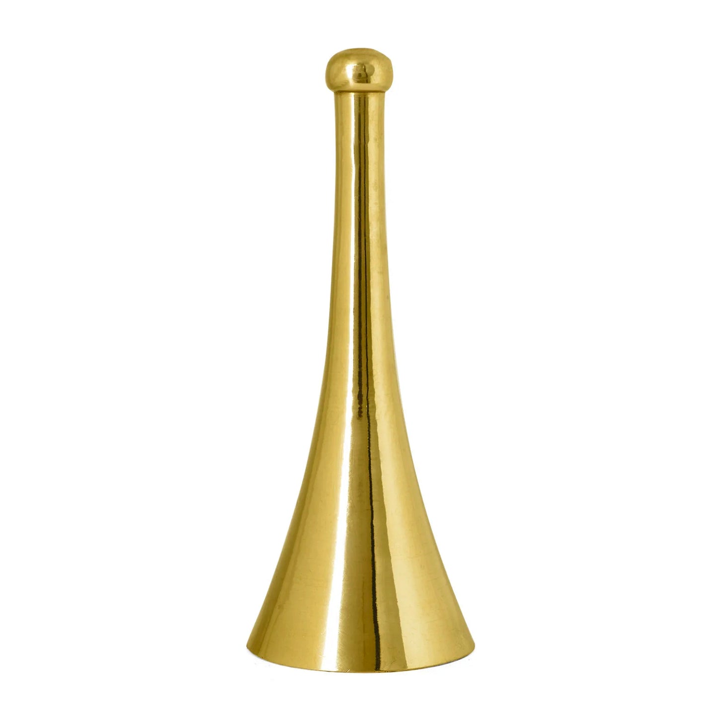 Brass Pooja Bell with Handle (D - 4 cm)