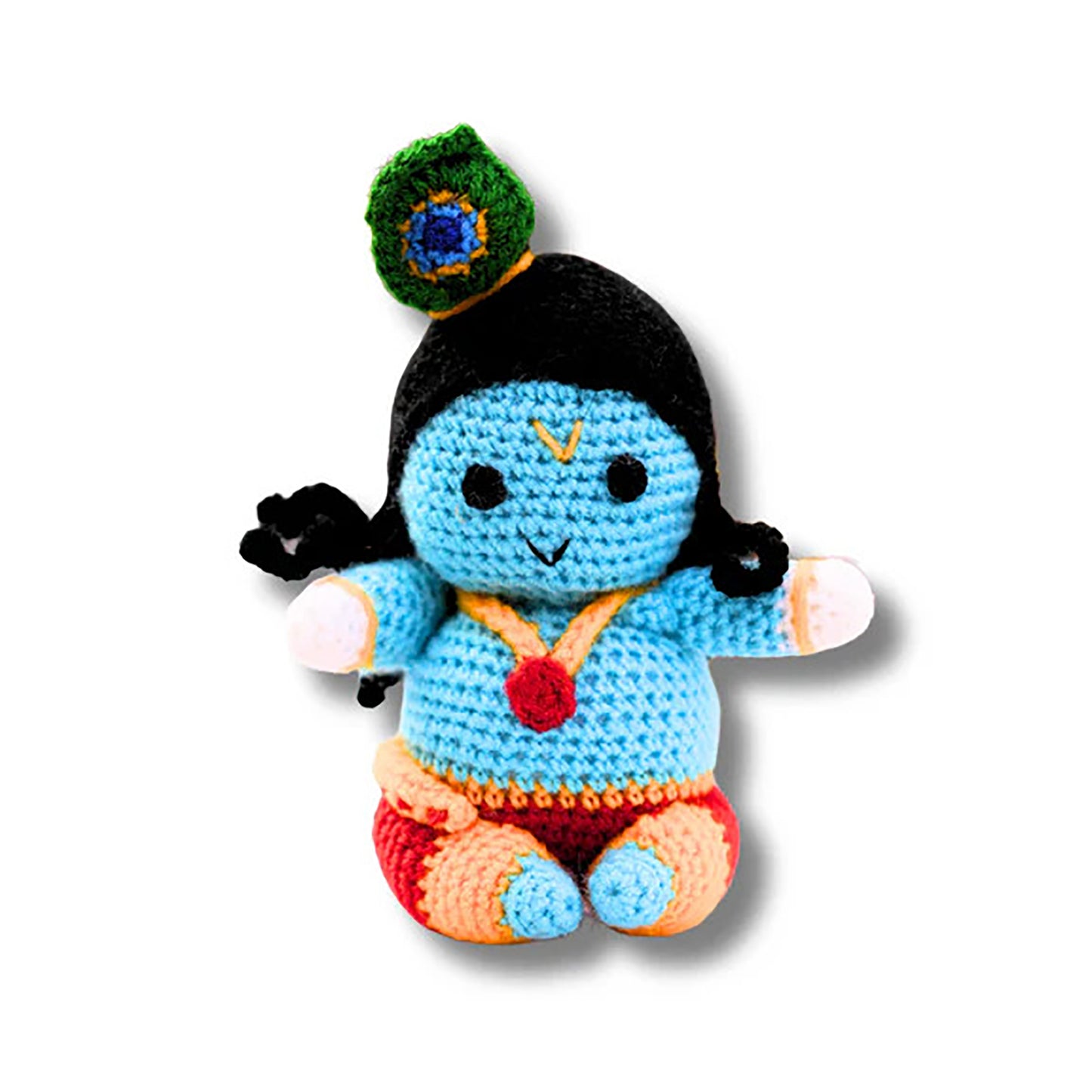 Handmade Crochet Ladoo Gopal Toy