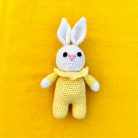 Handmade Crochet Sheep Toy & Crochet Small Bunny Toy