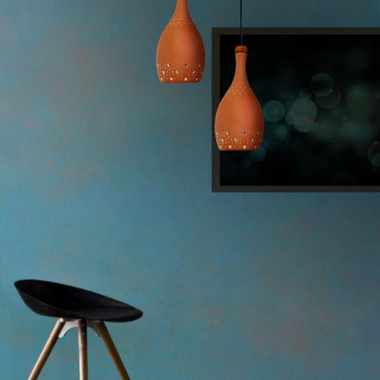 Handcrafted Terracotta COCO XL1 Ceiling Light