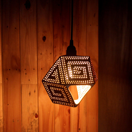 Handcrafted Terracotta D'Mond XL1 Ceiling Light