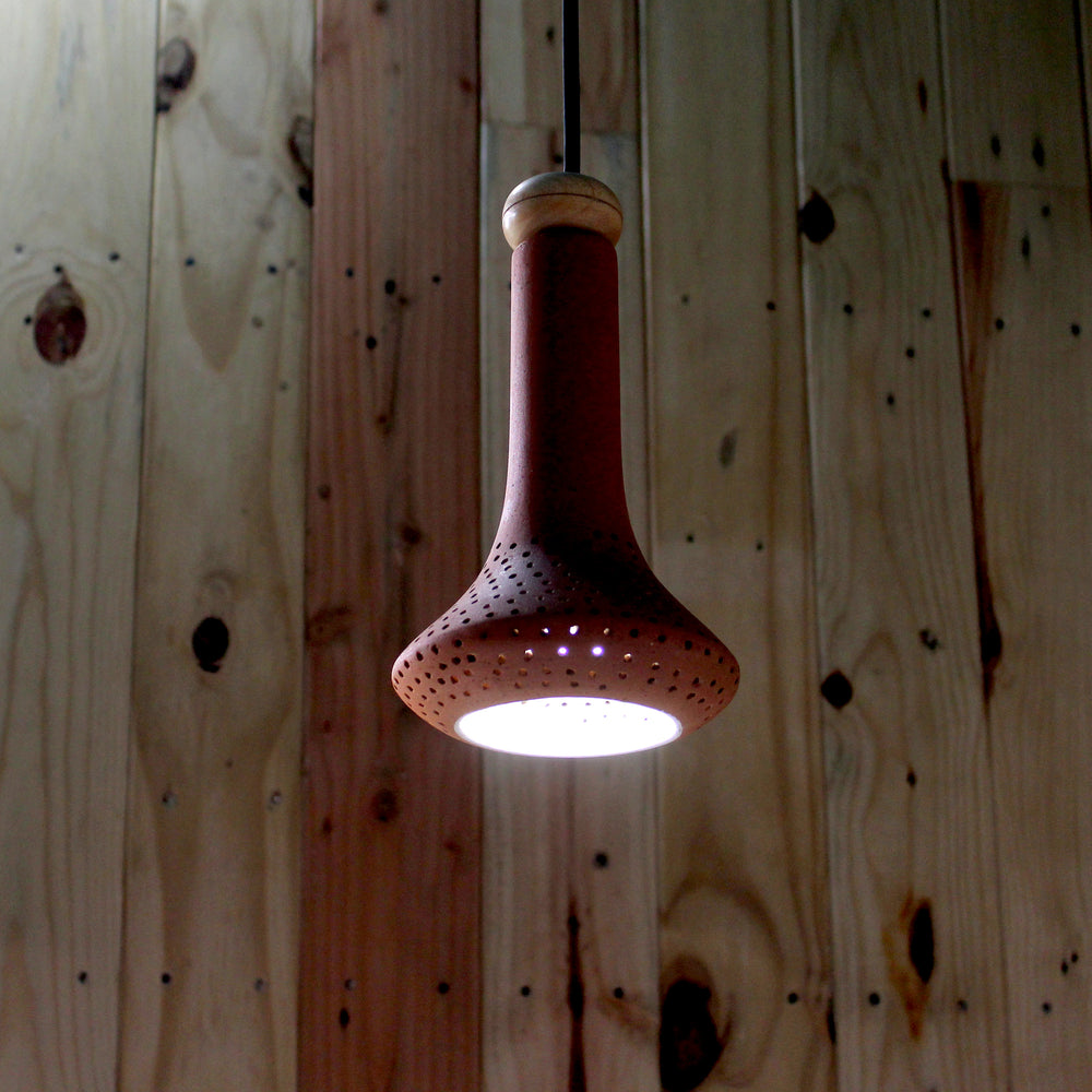 Terracotta Ceiling Light
