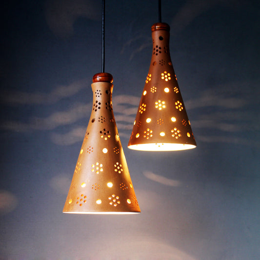 Handcrafted Terracotta FUN XL2 Ceiling Light
