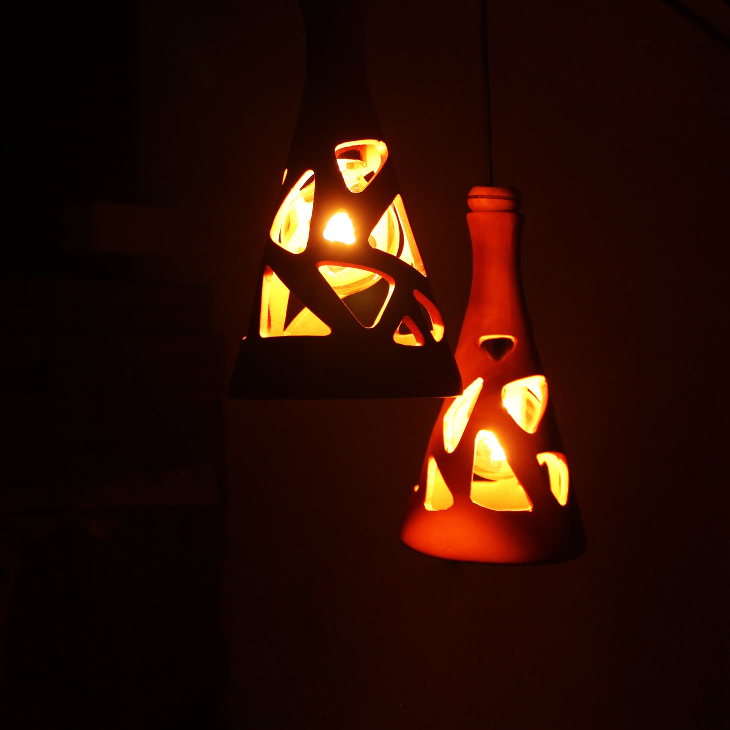 Handcrafted Terracotta FUN XL3 Ceiling Light
