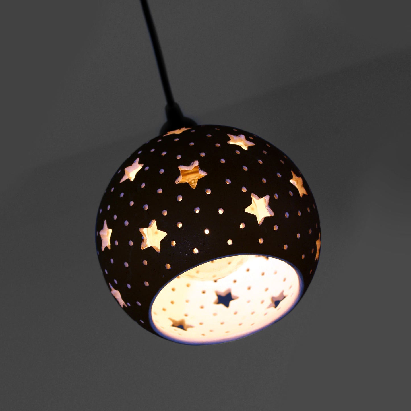 Handcrafted Terracotta GLO L STAR Ceiling Light