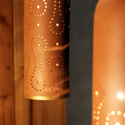 Handcrafted Terracotta STRAW 2 Ceiling Light,BEANS Design