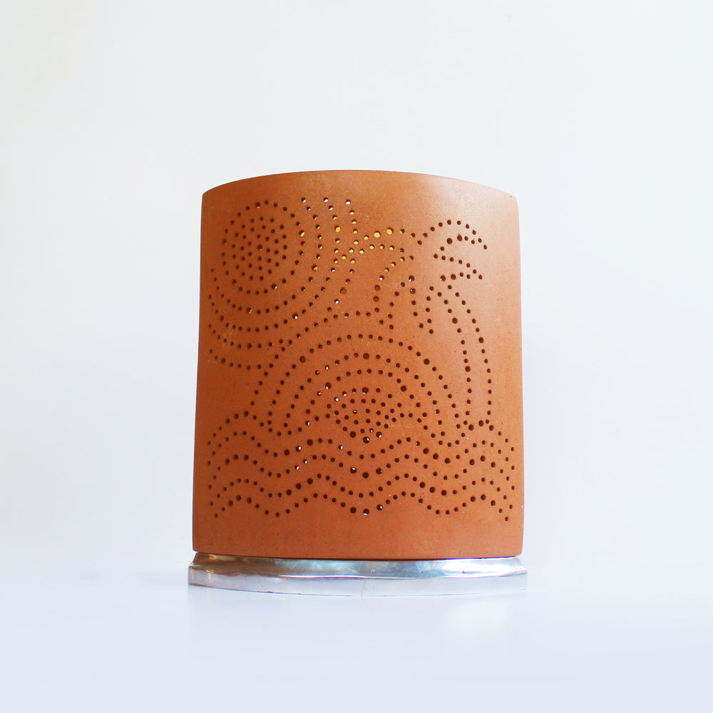 Terracotta Table Lamp 
