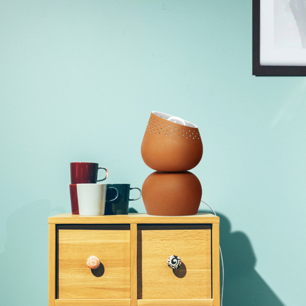 Terracotta Table Lamp 