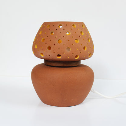 Handcrafted Terracotta BLOOM "Shortie" Table Light