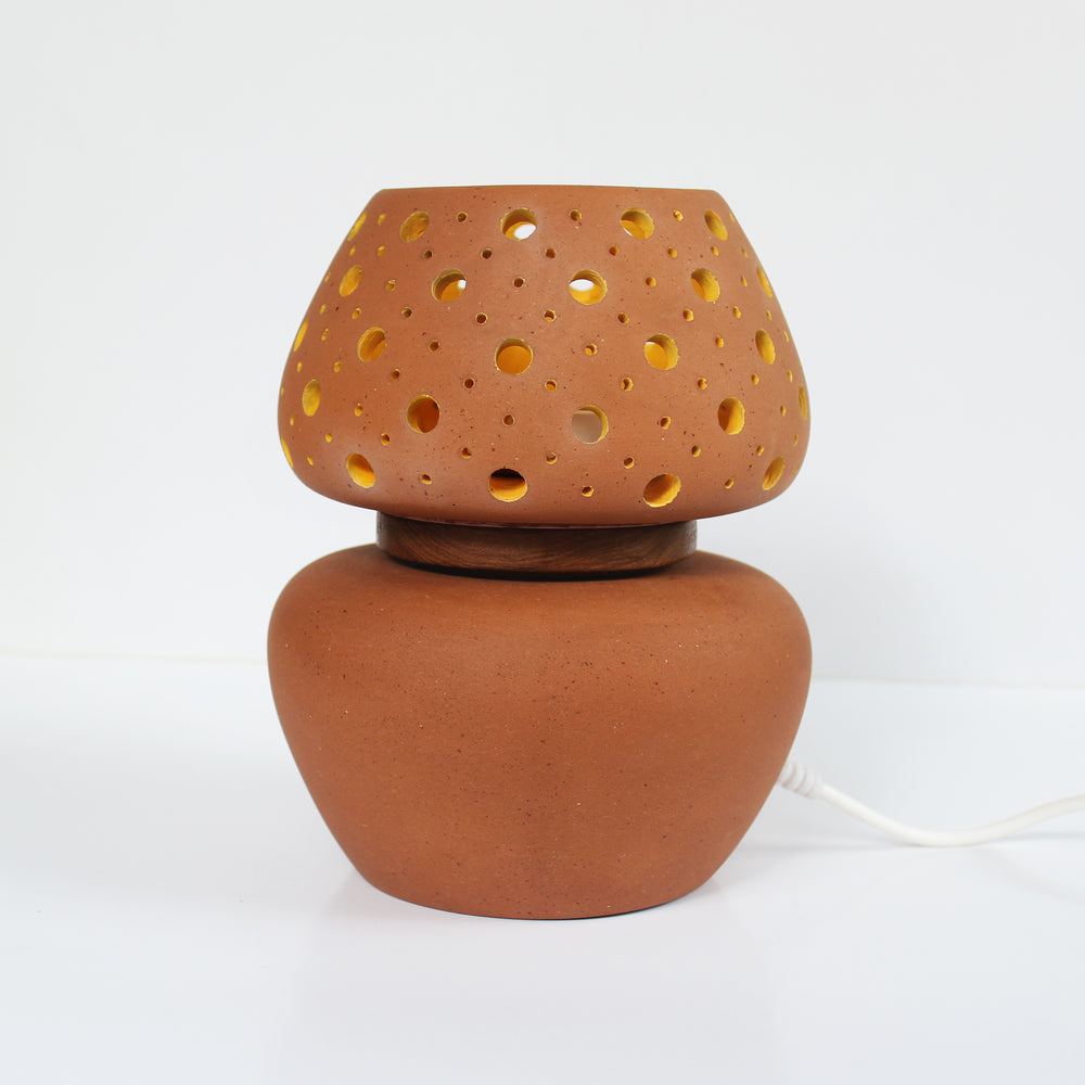 Terracotta Table Lamp 
