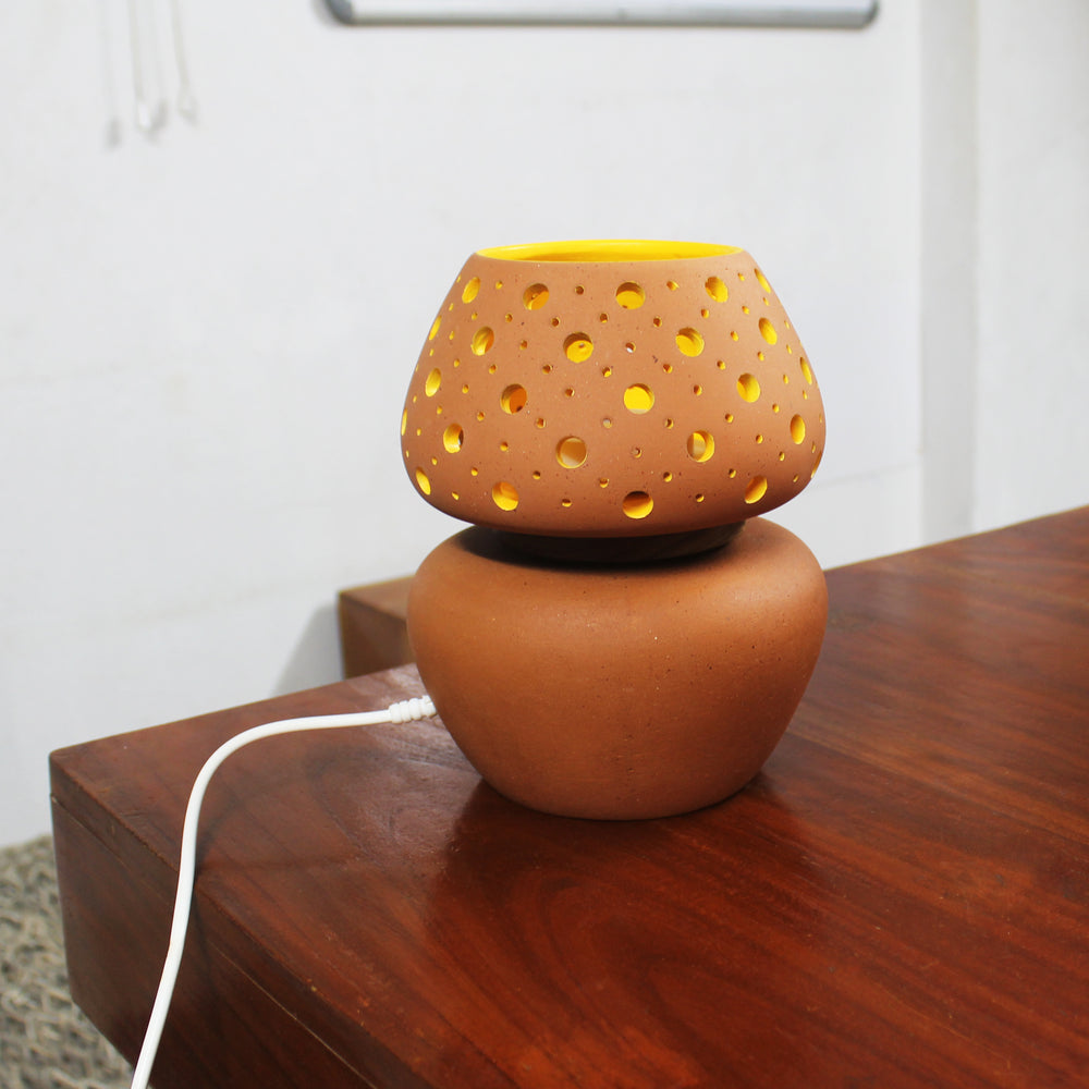 Terracotta Table Lamp 
