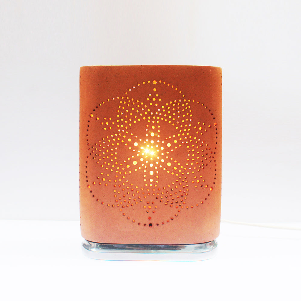 Terracotta Table Lamp 
