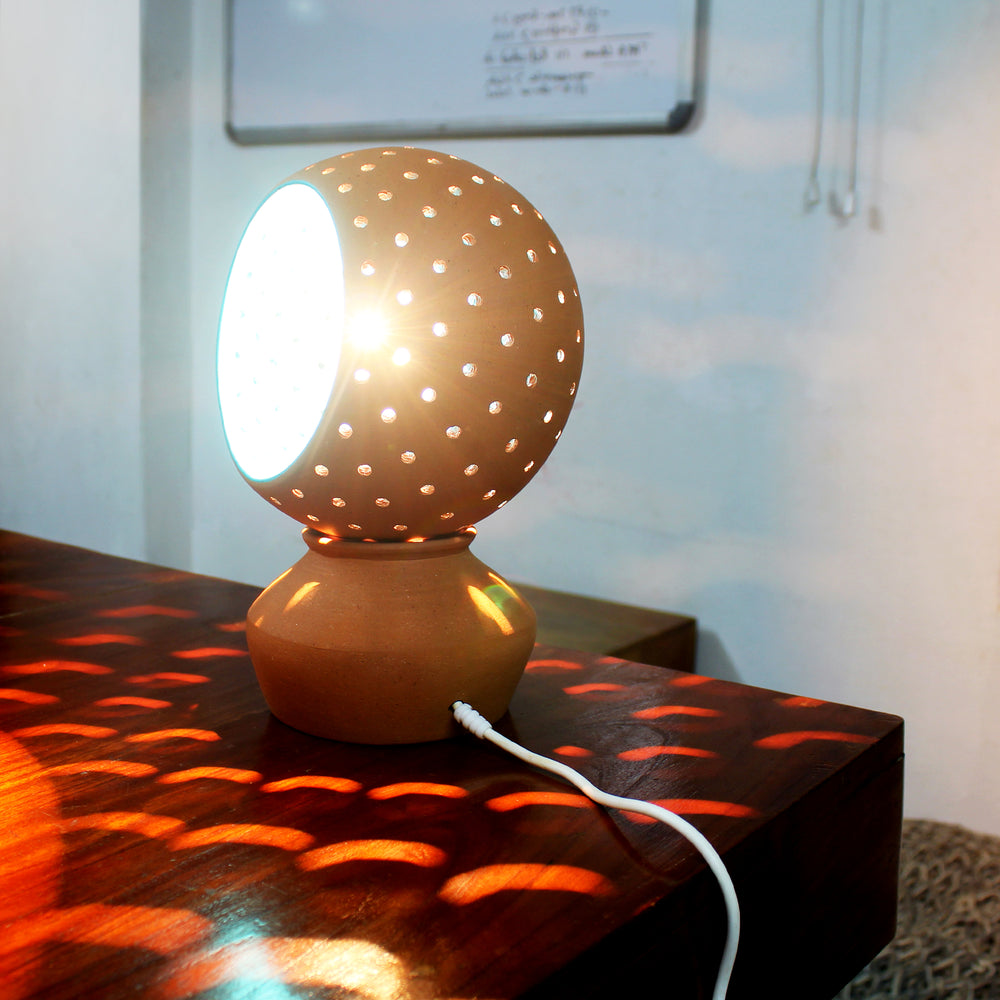 Terracotta Table Lamp 