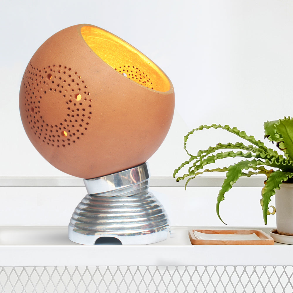 Terracotta Table Lamp 