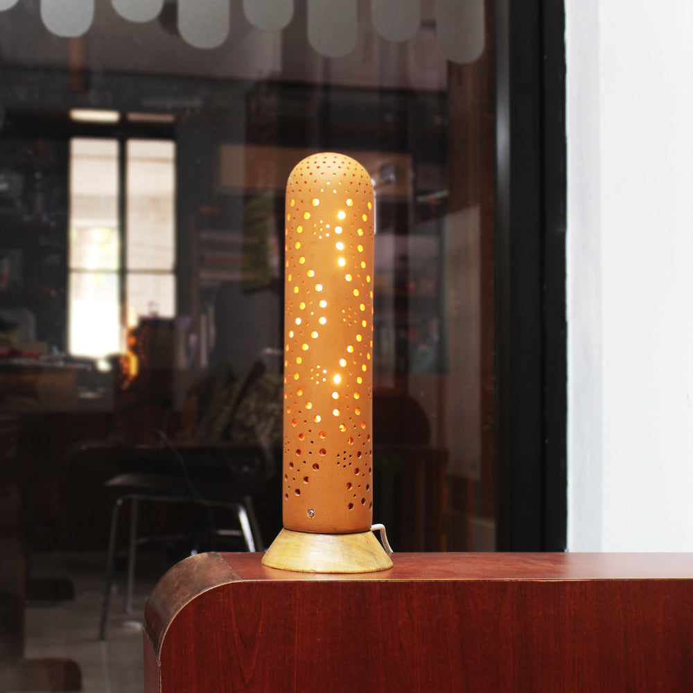 Terracotta Table Lamp 