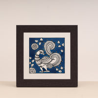 Madhurak - Kalamkari Peacock Wall Art Frame