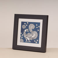 Madhurak - Kalamkari Peacock Wall Art Frame