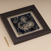 Madhurak - Kalamkari Peacock Wall Art Frame