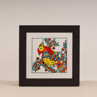 Manohar - Madhubani Peaccok Wall Art Frame