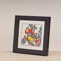 Manohar - Madhubani Peaccok Wall Art Frame