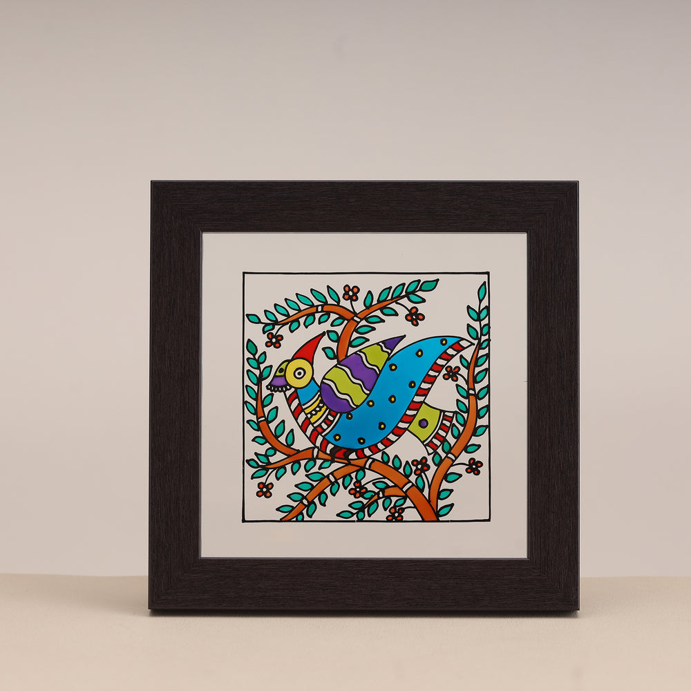 Mayurika- Madhubani Art Wall Art Frame