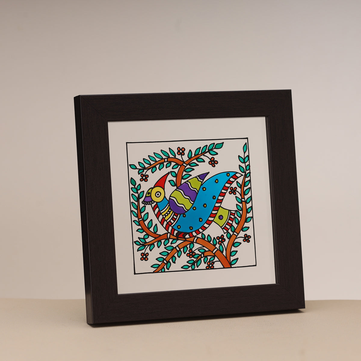 Mayurika- Madhubani Art Wall Art Frame