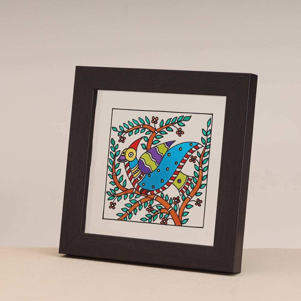 Mayurika- Madhubani Art Wall Art Frame