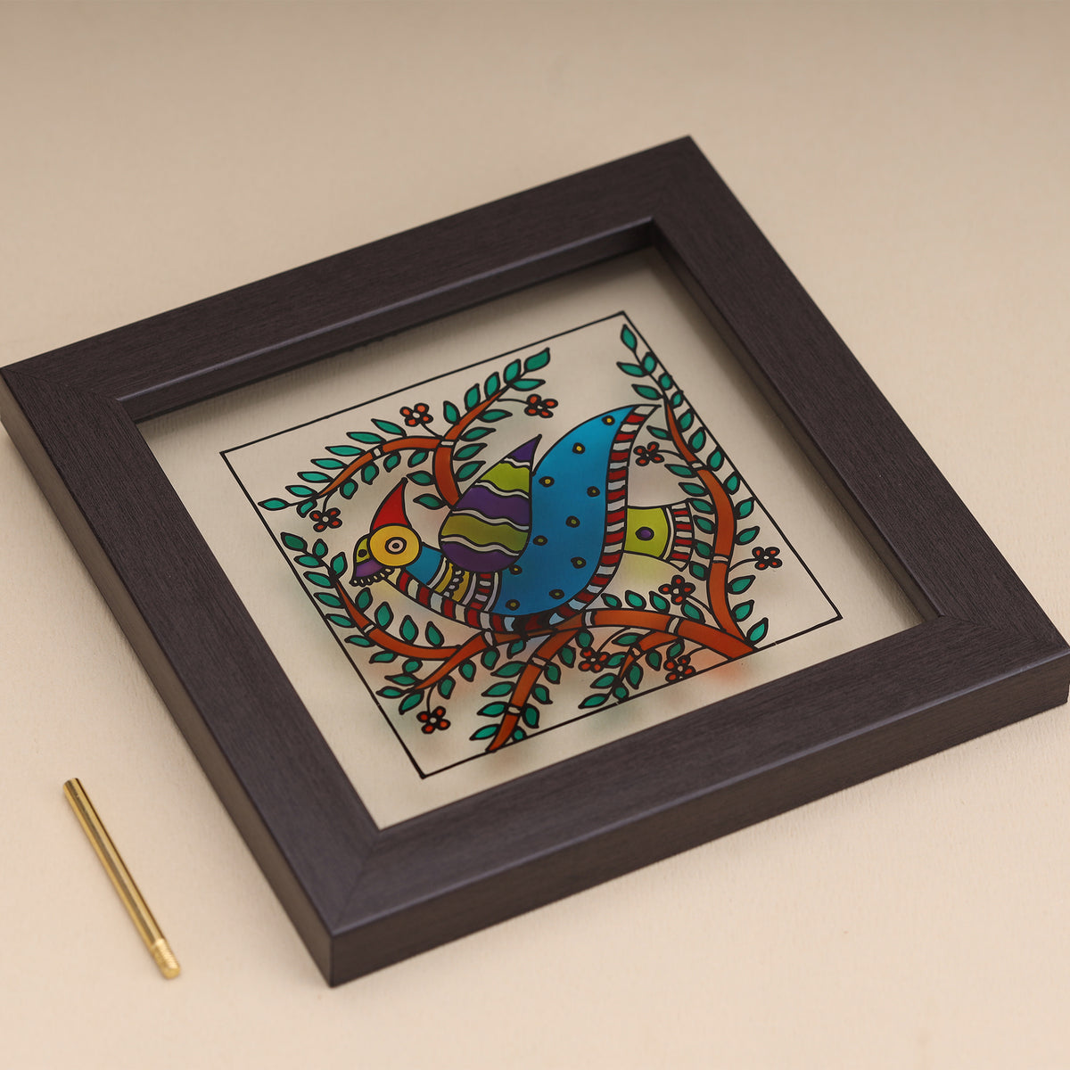 Mayurika- Madhubani Art Wall Art Frame