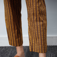 Brown - Jaipur Printed Cotton Pant