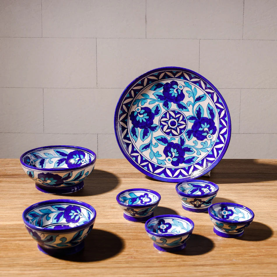 Blue pottery of jaipur: chronicles the no clay